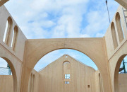 Neubau einer Klosterkirche in Massivholzbauweise